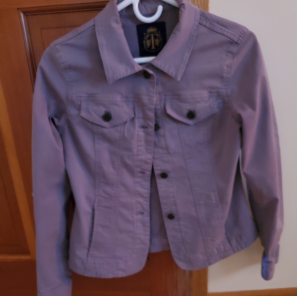 Talbots Fitted cotton stretch jacket/blazer Sz 6
